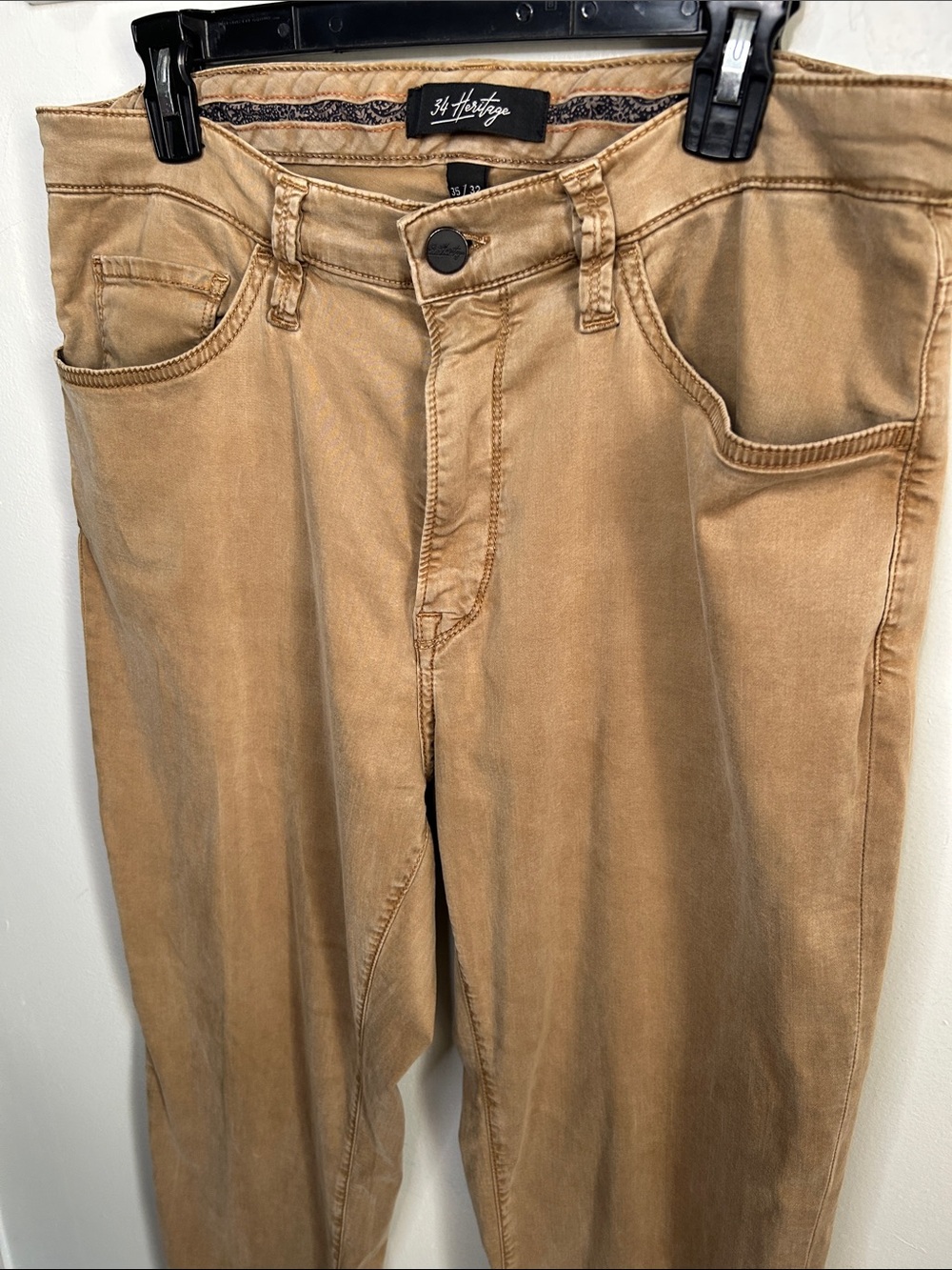 34 Heritage Men's Heritage Slim Fit Chinos - Picture 3 of 9